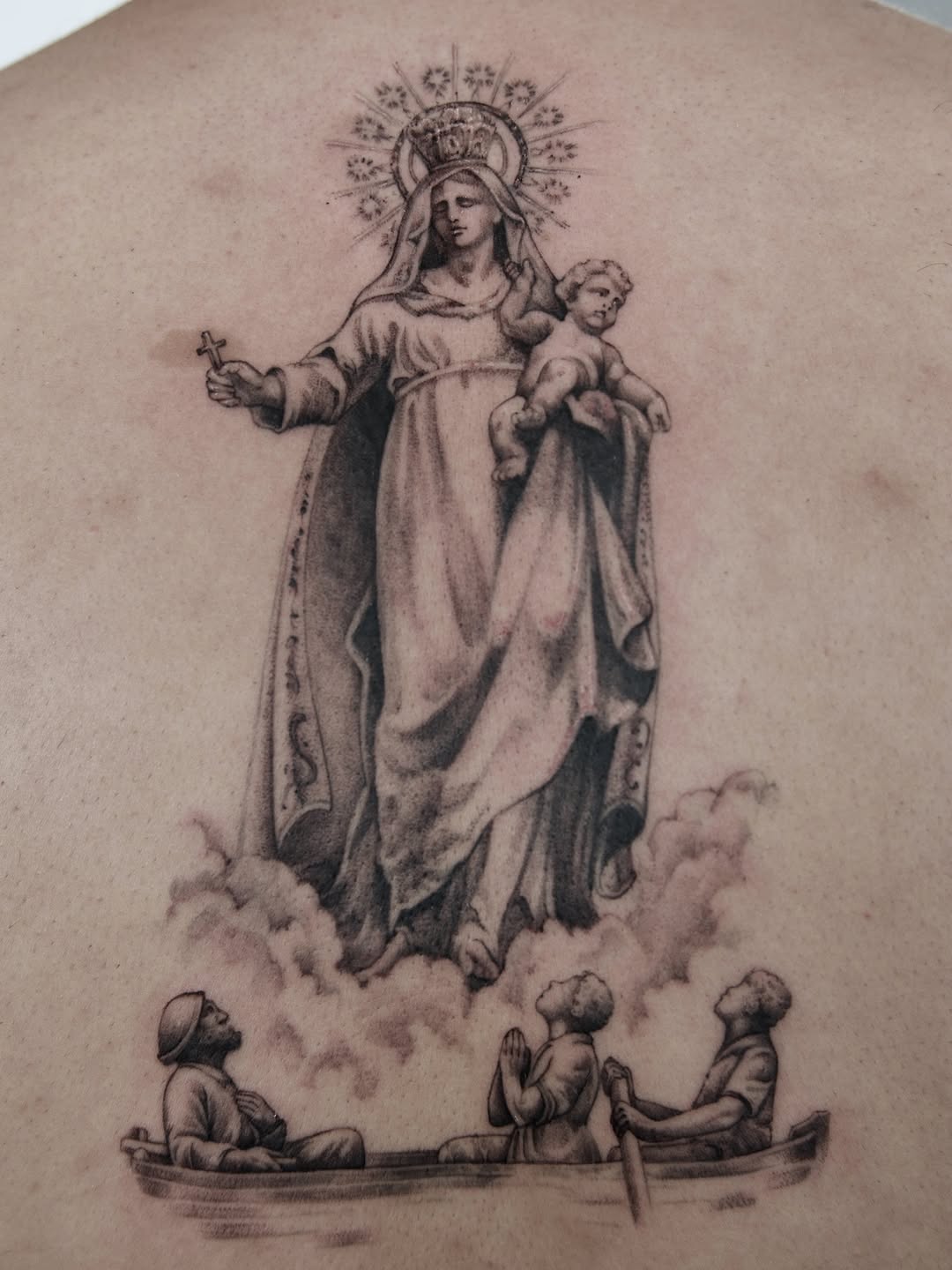 Tattoo by @oori_tattoo — realism, black_and_grey