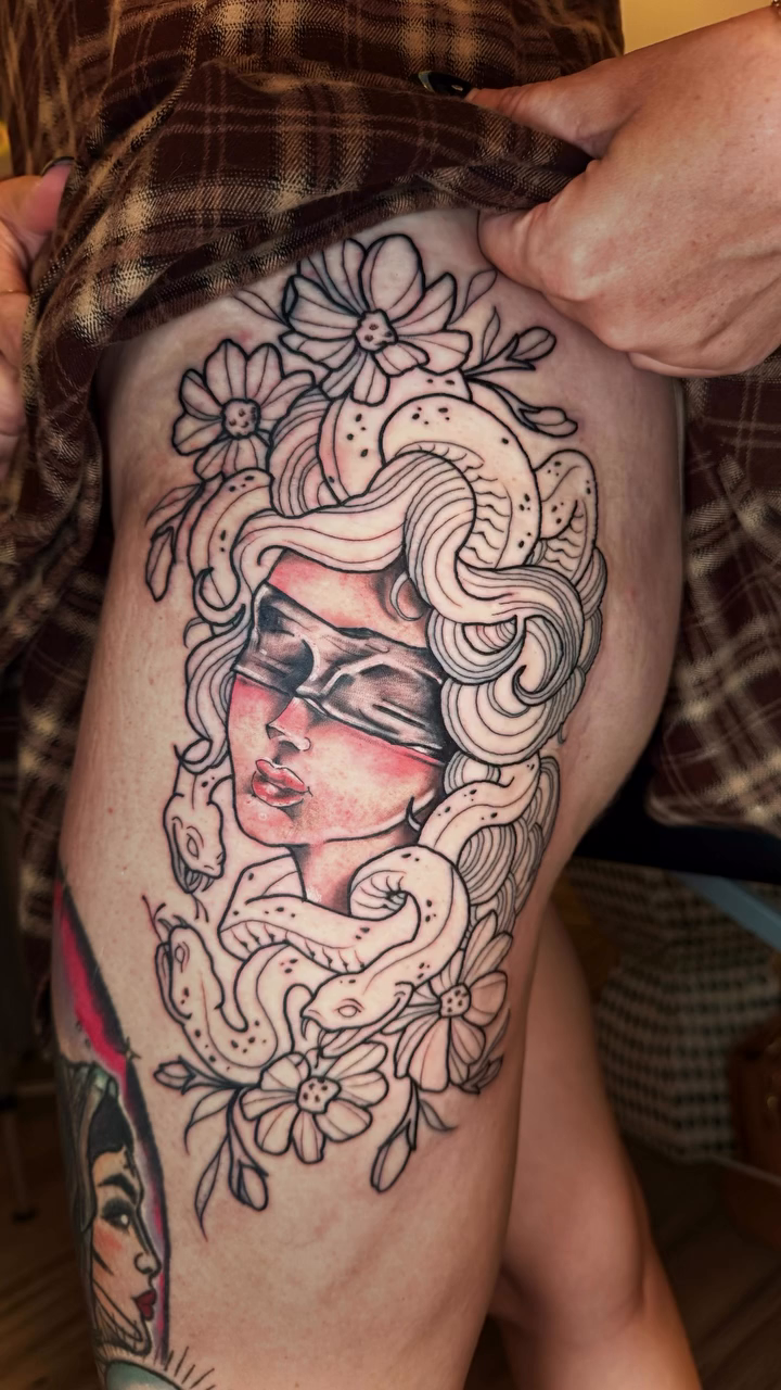 Tattoo by @tattooed_husband — neo_traditional, fine_line
