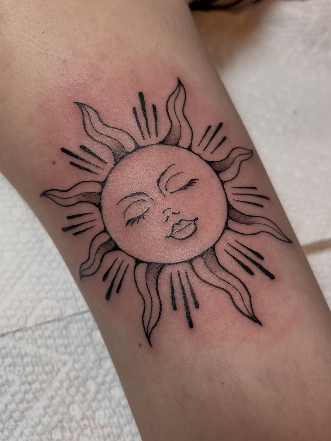 Tattoo by @audreywallacetattoo — fine_line, black_and_grey