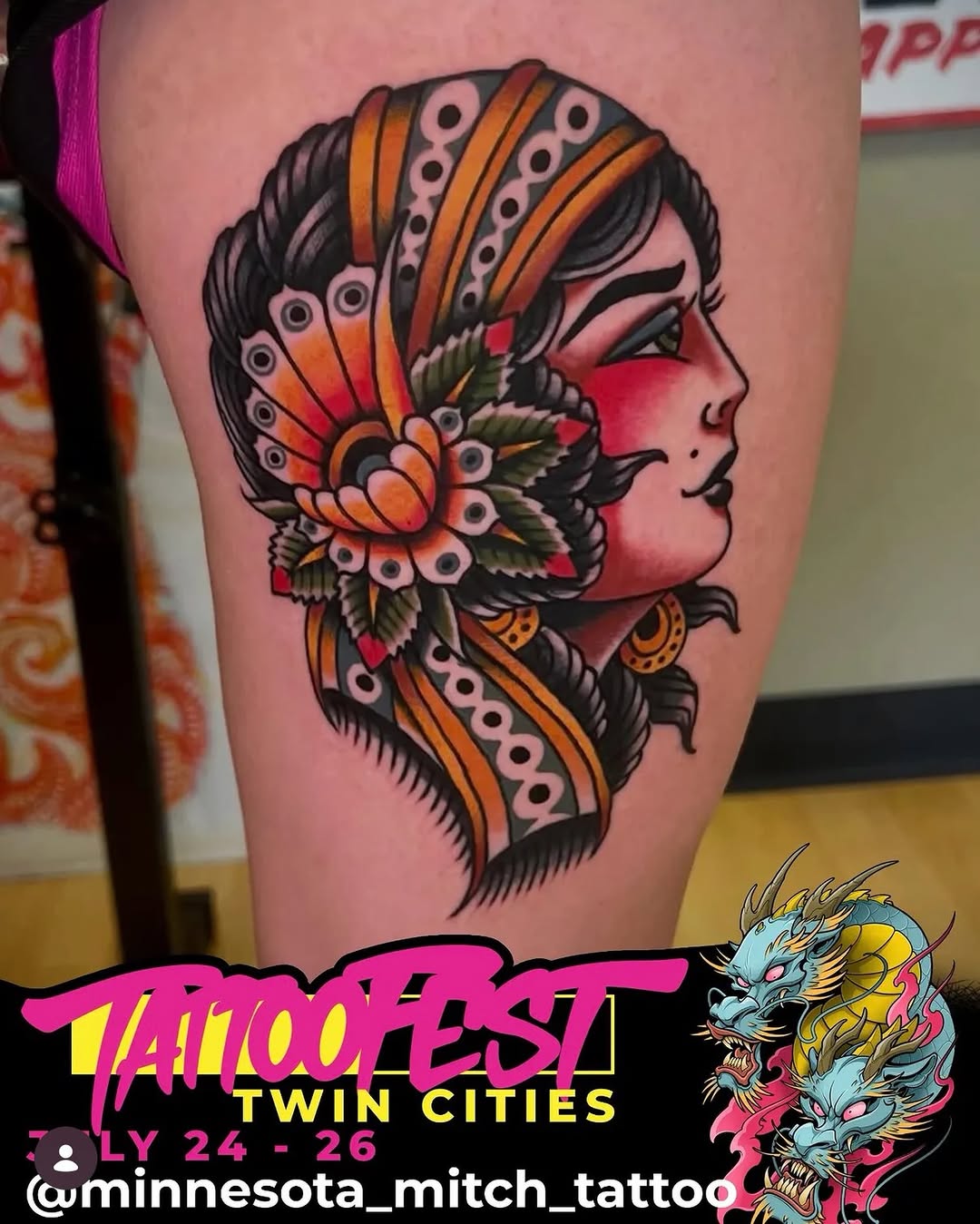 Tattoo by @minnesota_mitch_tattoo — american_traditional, neo_traditional