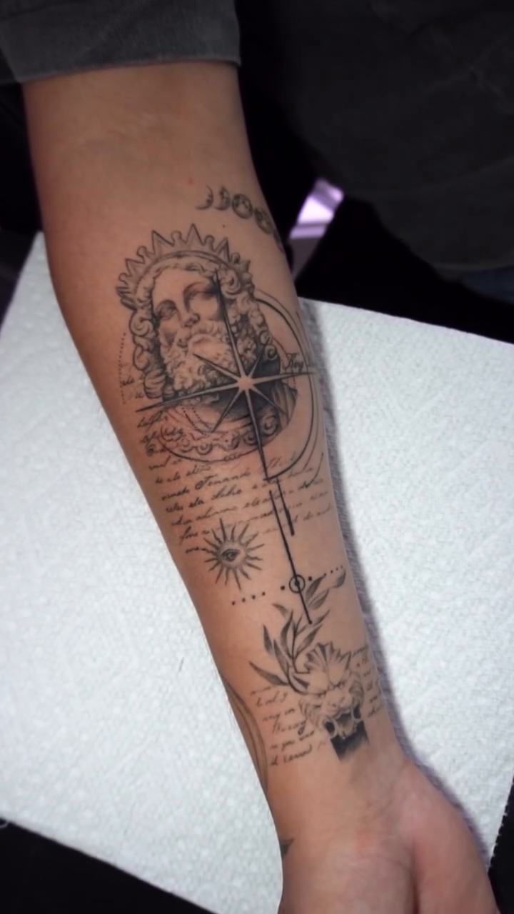 Tattoo by @reytatu โ fine_line, lettering_script