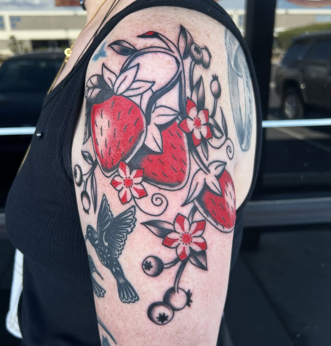 Tattoo by @viviantattoos — american_traditional, neo_traditional
