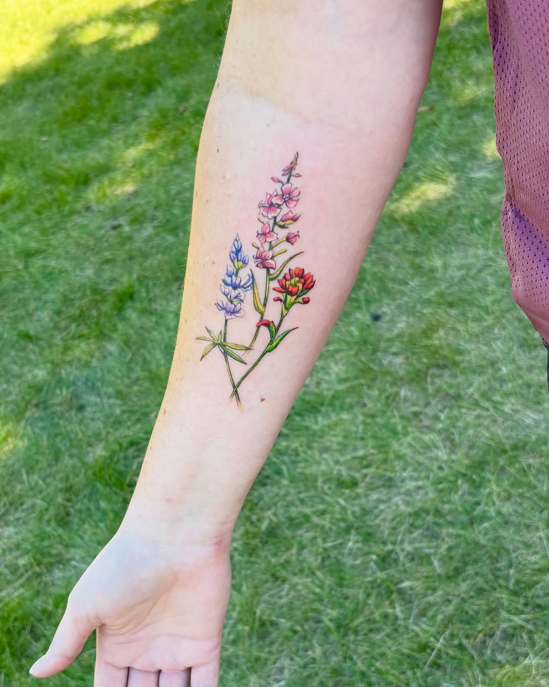 Tattoo by @kelseydzintars — fine_line, watercolor