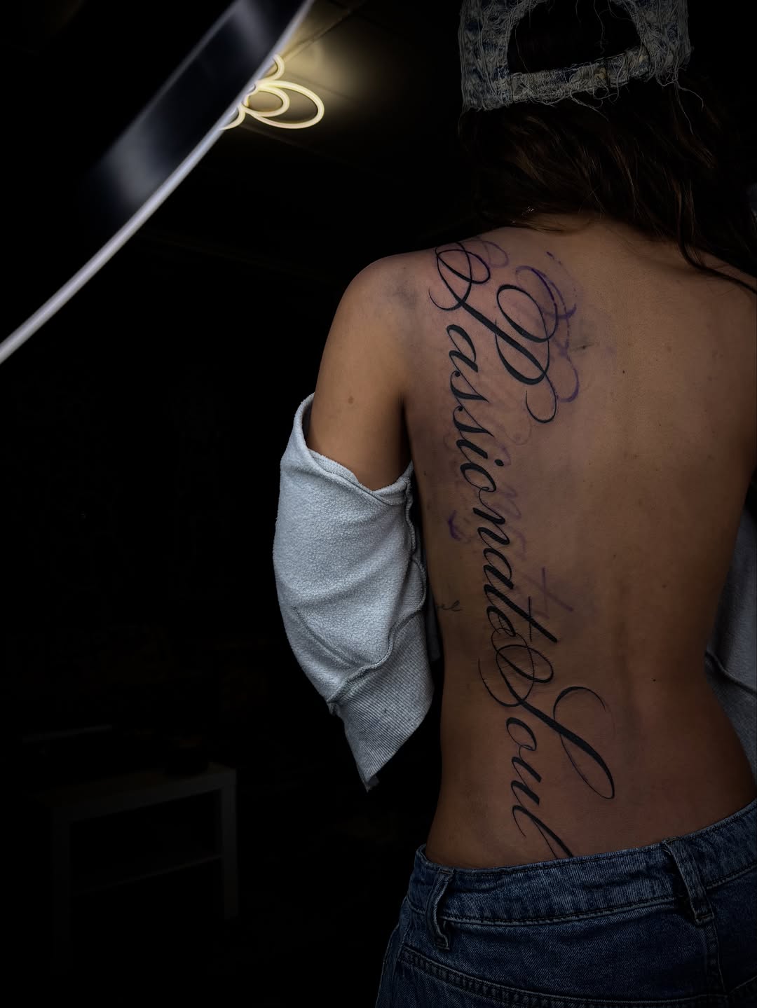 Tattoo by @2groovystudios — lettering_script