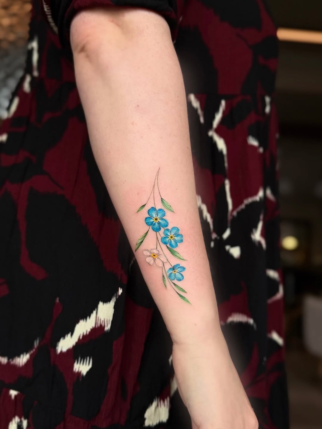 Tattoo by @shishkina_art โ fine_line, watercolor