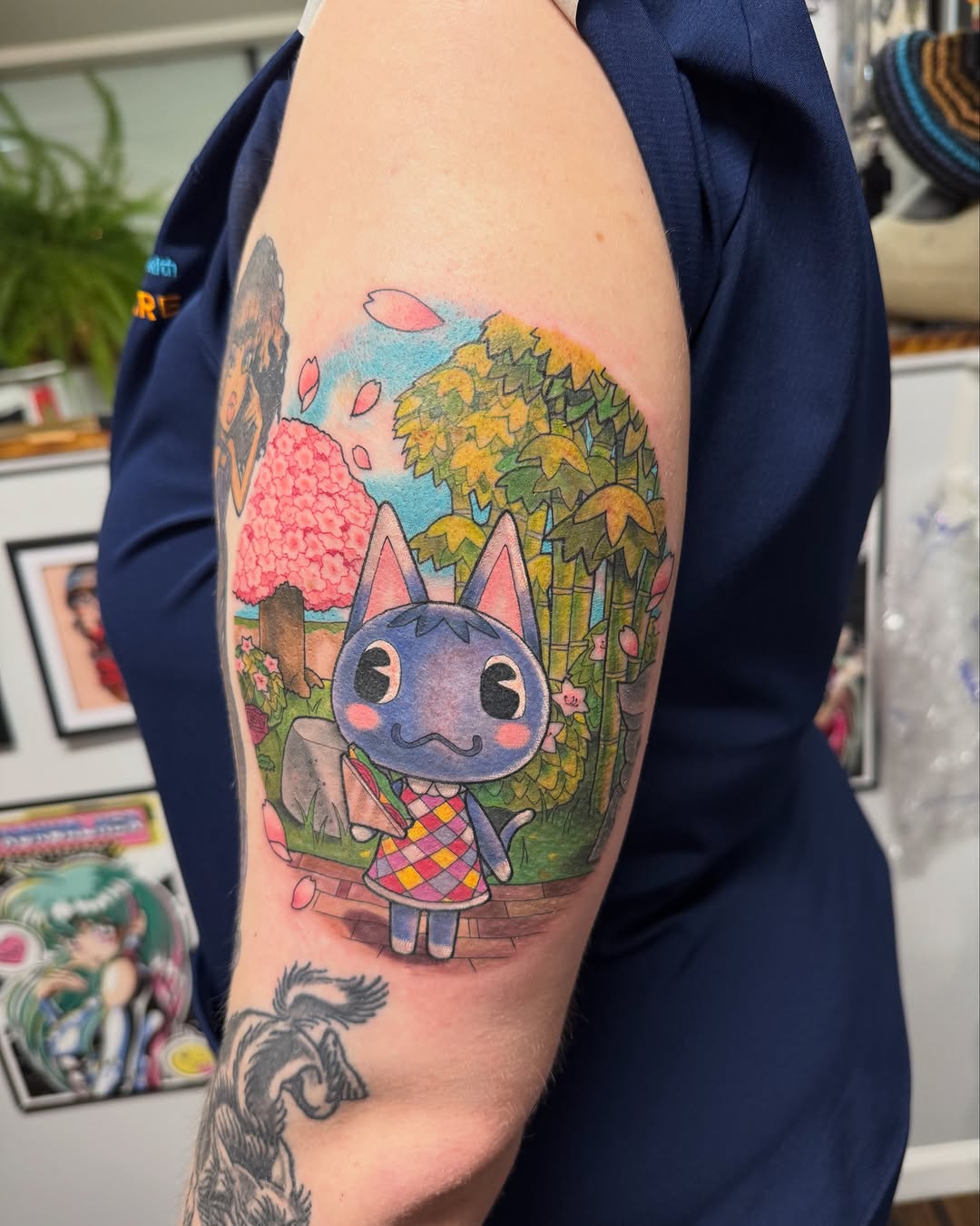 Tattoo by @todoroshetattoos — anime, new_school