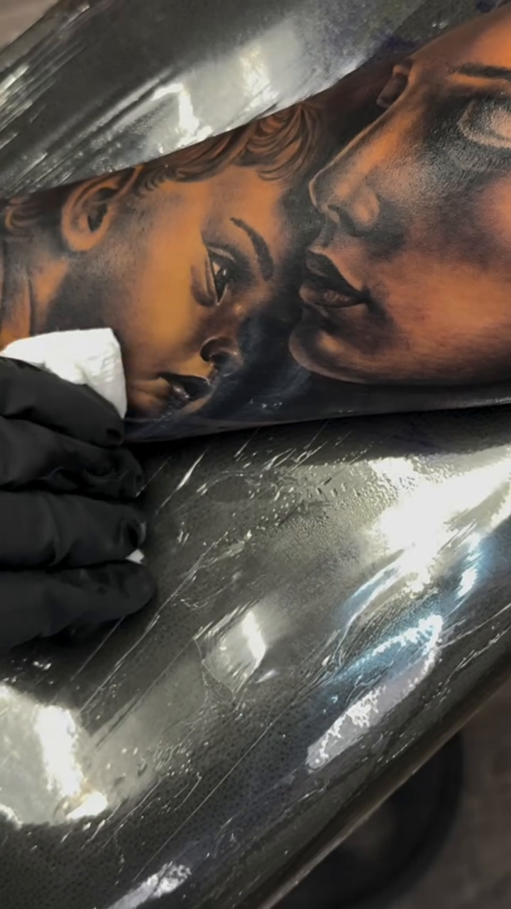 Tattoo by @kiquetatts — realism, black_and_grey