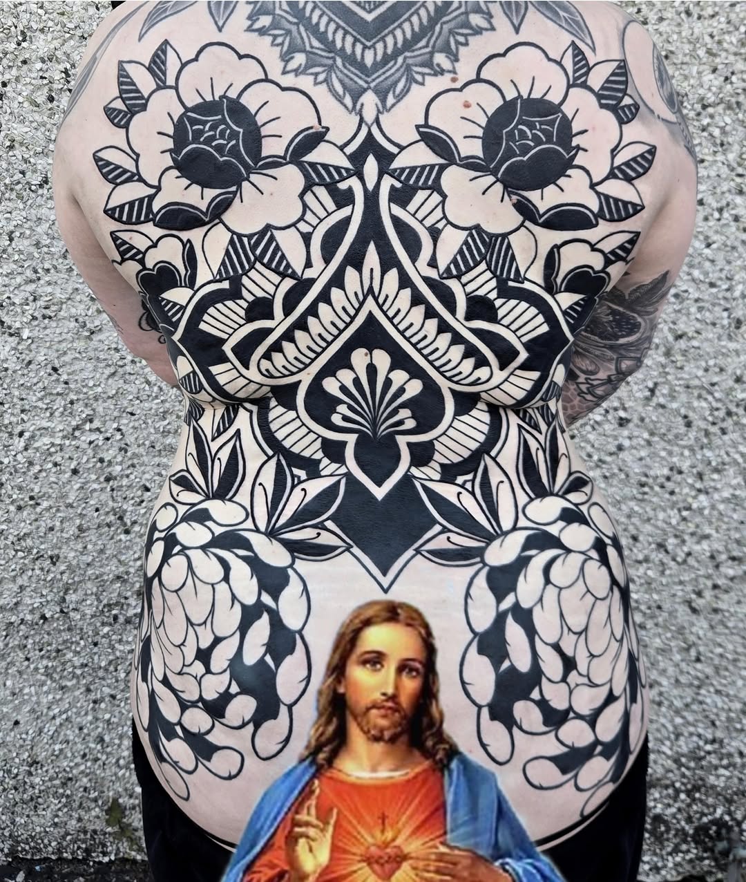 Tattoo by @heathen_tattooer โ blackwork, american_traditional