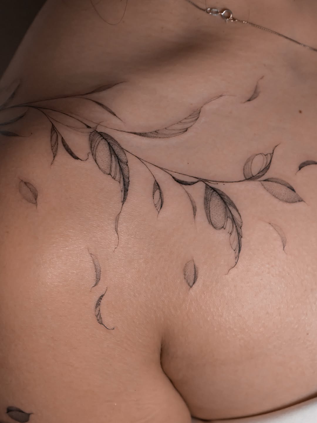 Tattoo by @badlildiva.tattoo — fine_line, black_and_grey