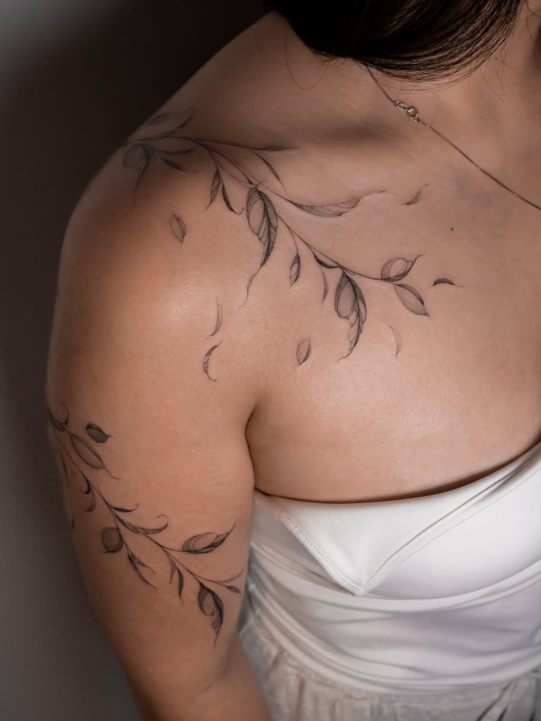 Tattoo by @badlildiva.tattoo — fine_line, black_and_grey