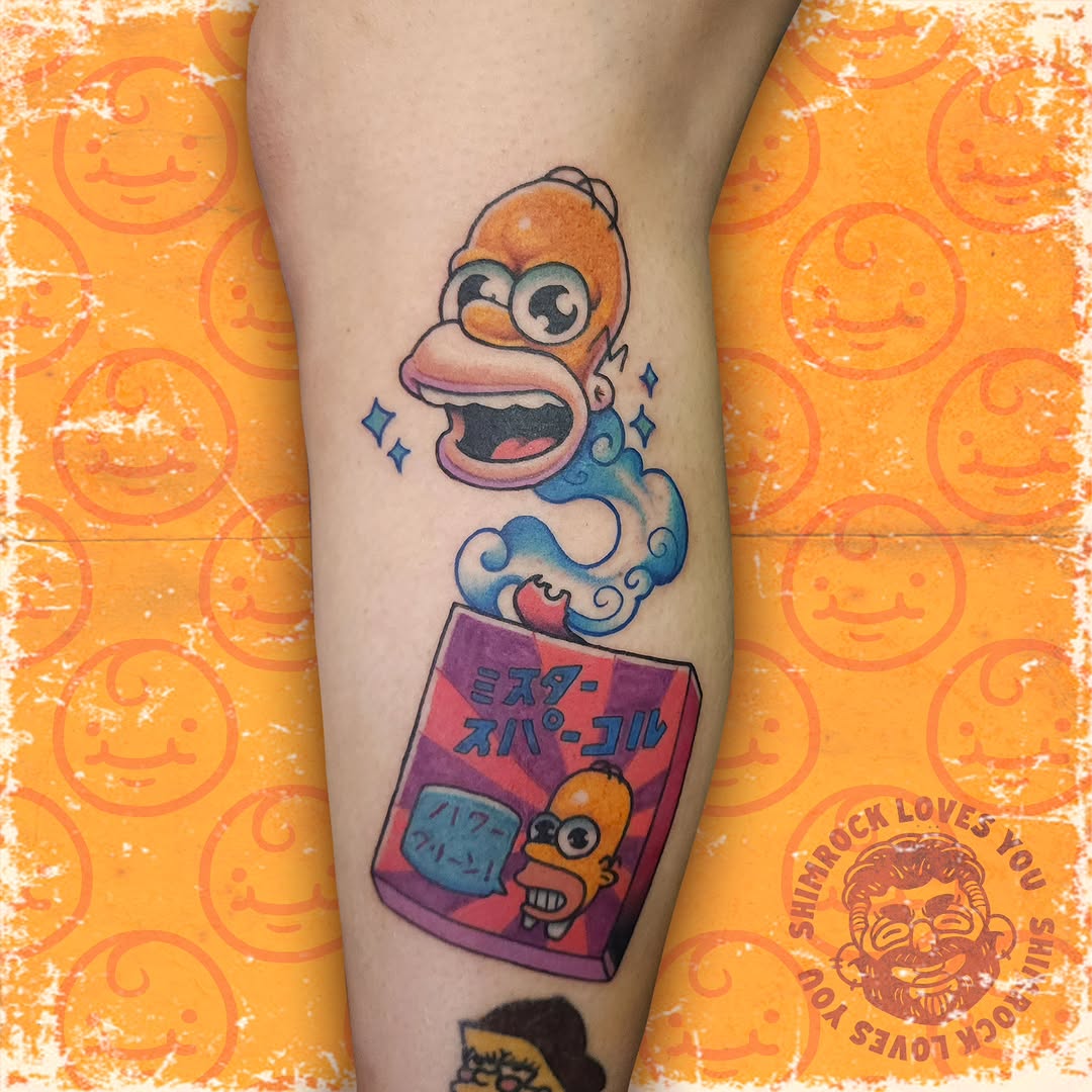 Tattoo by @shimrocklovesyou โ new_school, anime