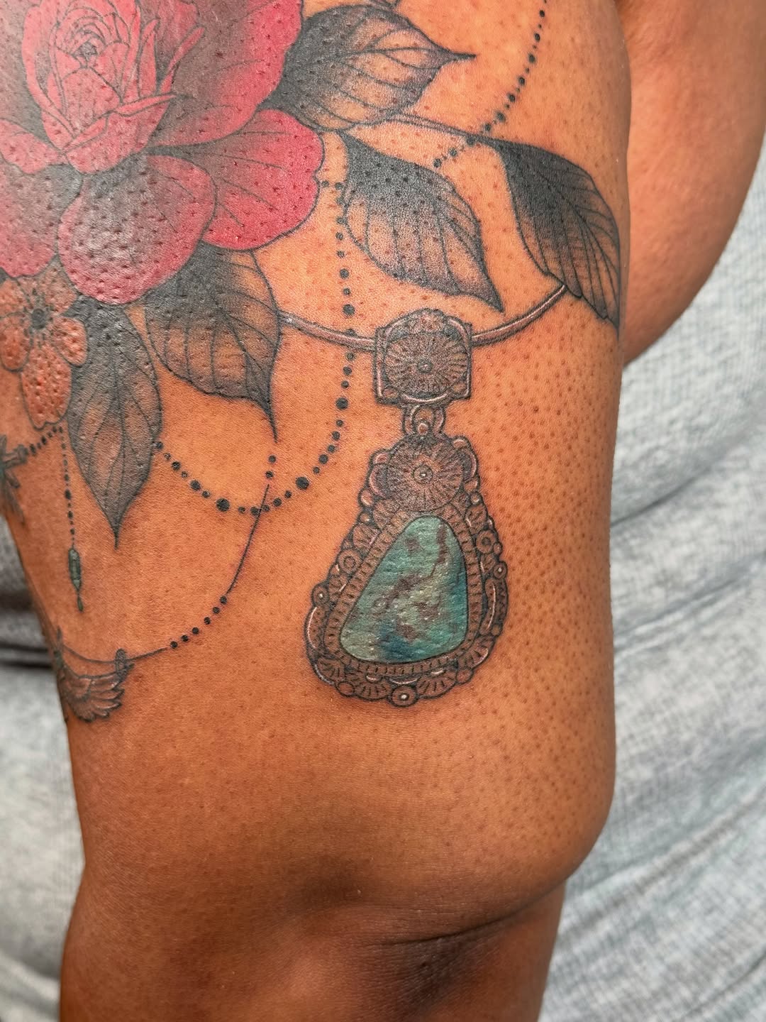 Tattoo by @larkrestattoos — realism, black_and_grey
