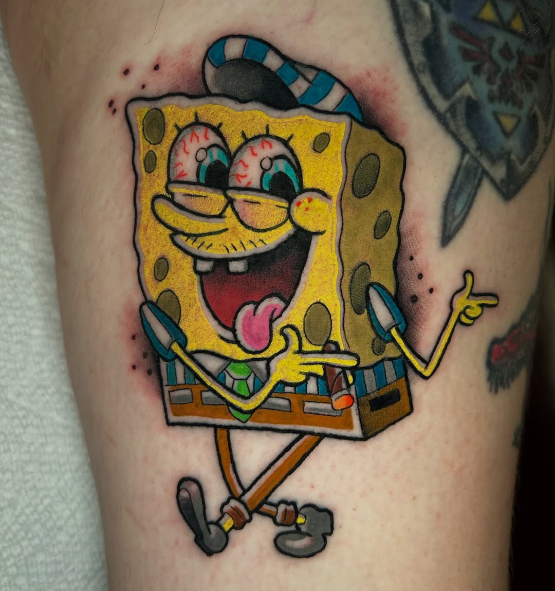 Tattoo by @skeletonkeytattoos — new_school