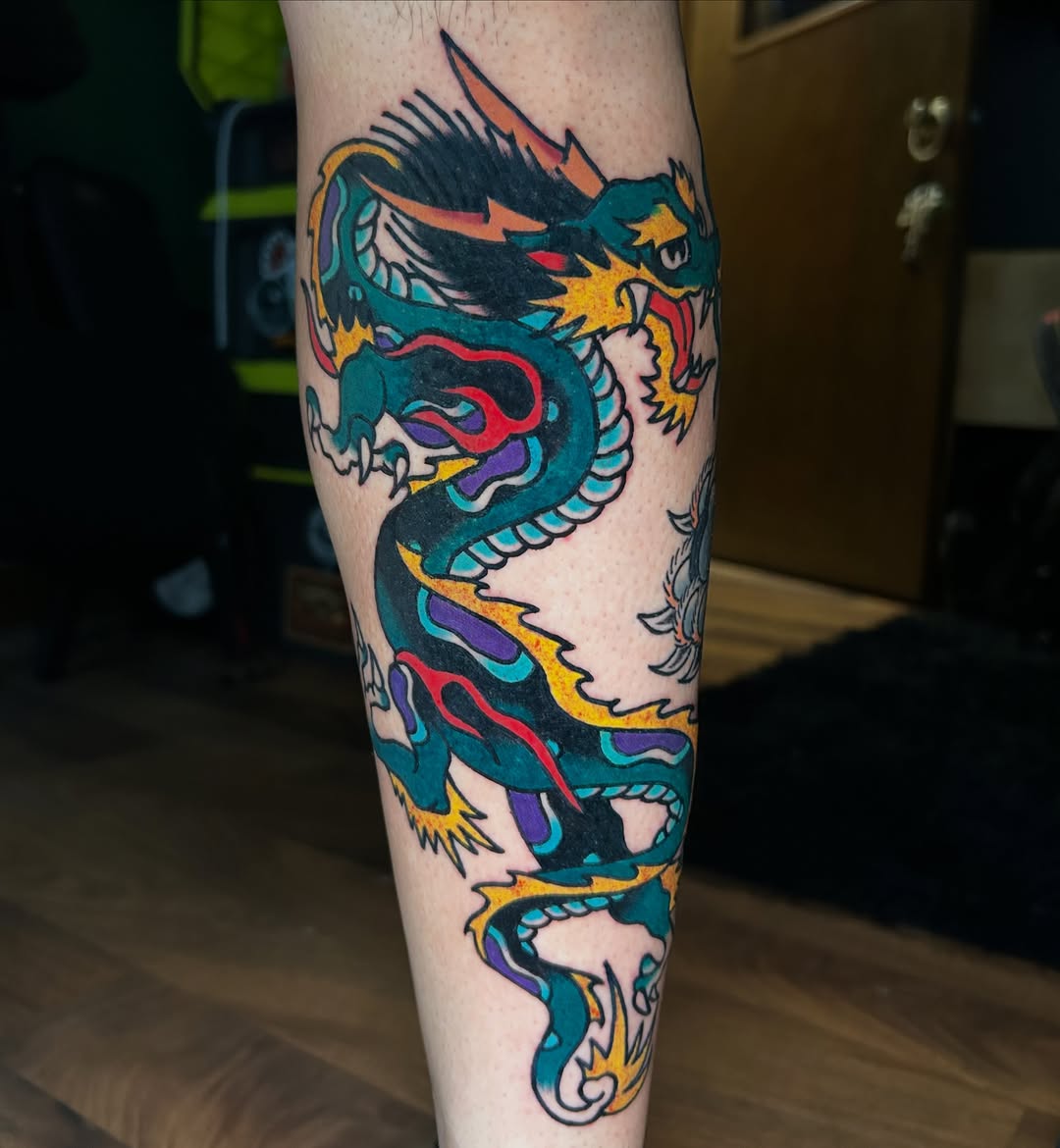 Tattoo by @la5k0_creati0n5 — japanese_irezumi, american_traditional