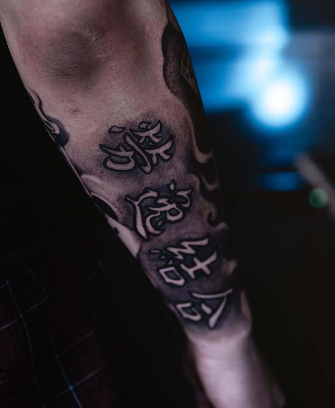 Tattoo by @1kc_laurenbeee β lettering_script, black_and_grey