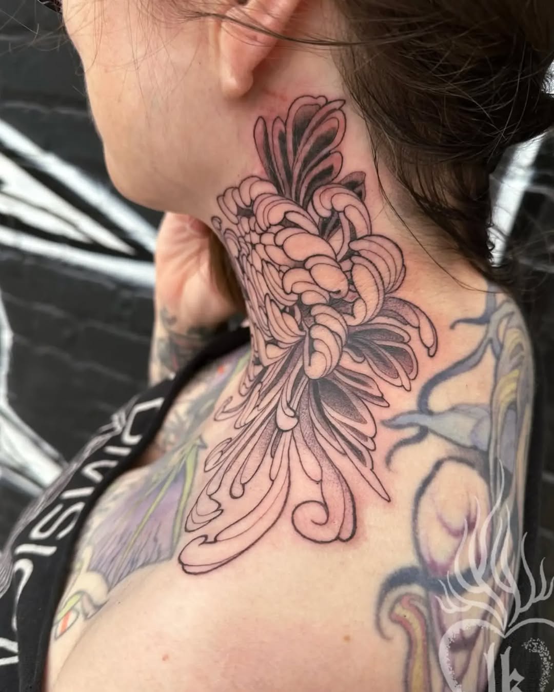 Tattoo by @unkindnessart — japanese_irezumi, black_and_grey
