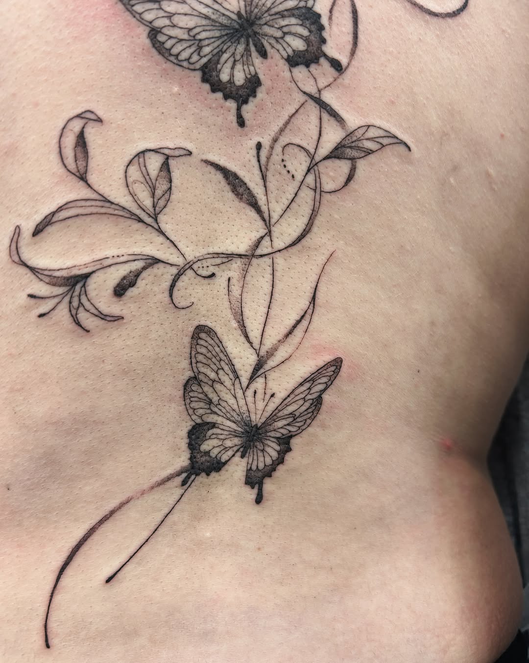 Tattoo by @littlebird_ink — fine_line, dotwork