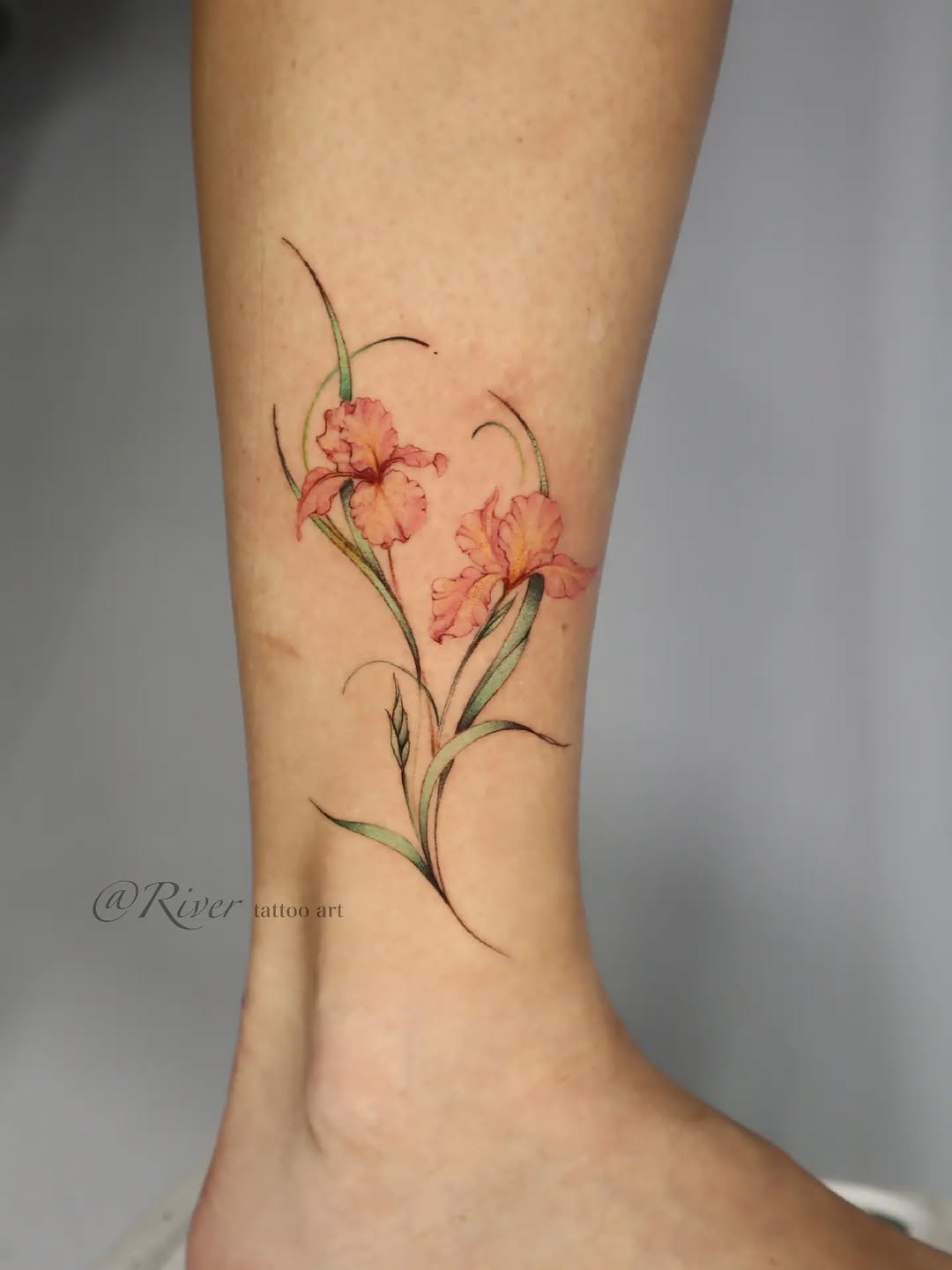 Tattoo by @rivertattooart โ fine_line, watercolor