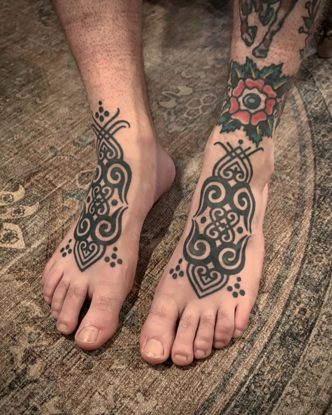 Tattoo by @joe.blackmamba — blackwork, ornamental