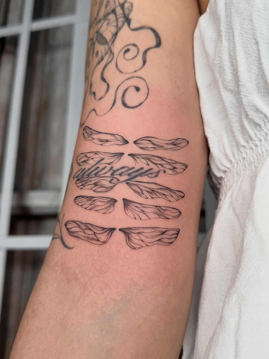 Tattoo by @druzyjewel — fine_line, lettering_script