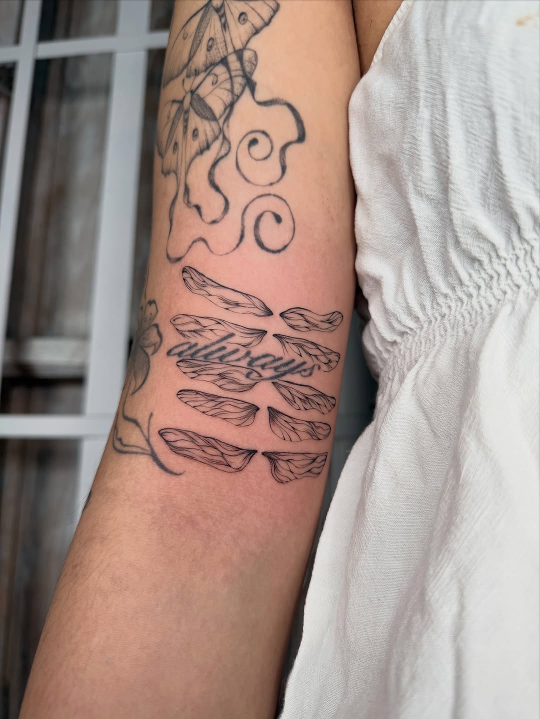 Tattoo by @druzyjewel — fine_line, lettering_script