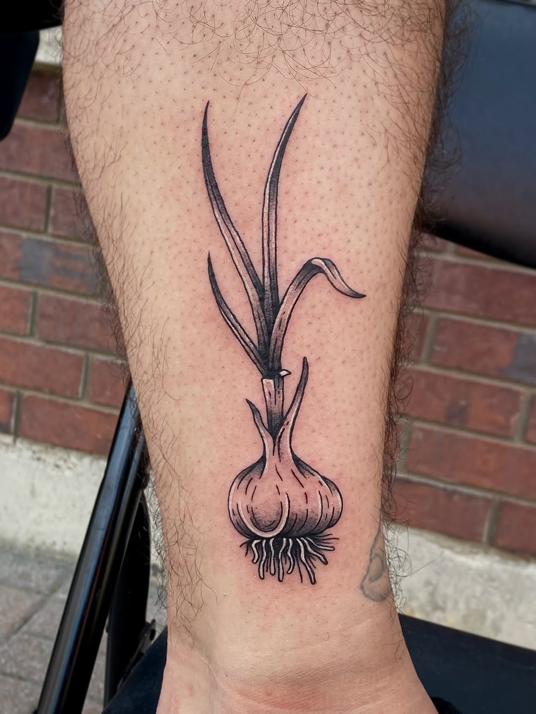 Tattoo by @bloodmilkandhoney — black_and_grey, realism