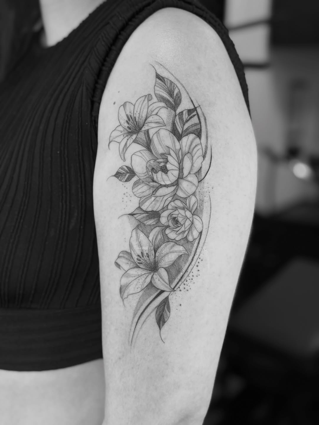 Tattoo by @yennyinktattoo — black_and_grey, realism