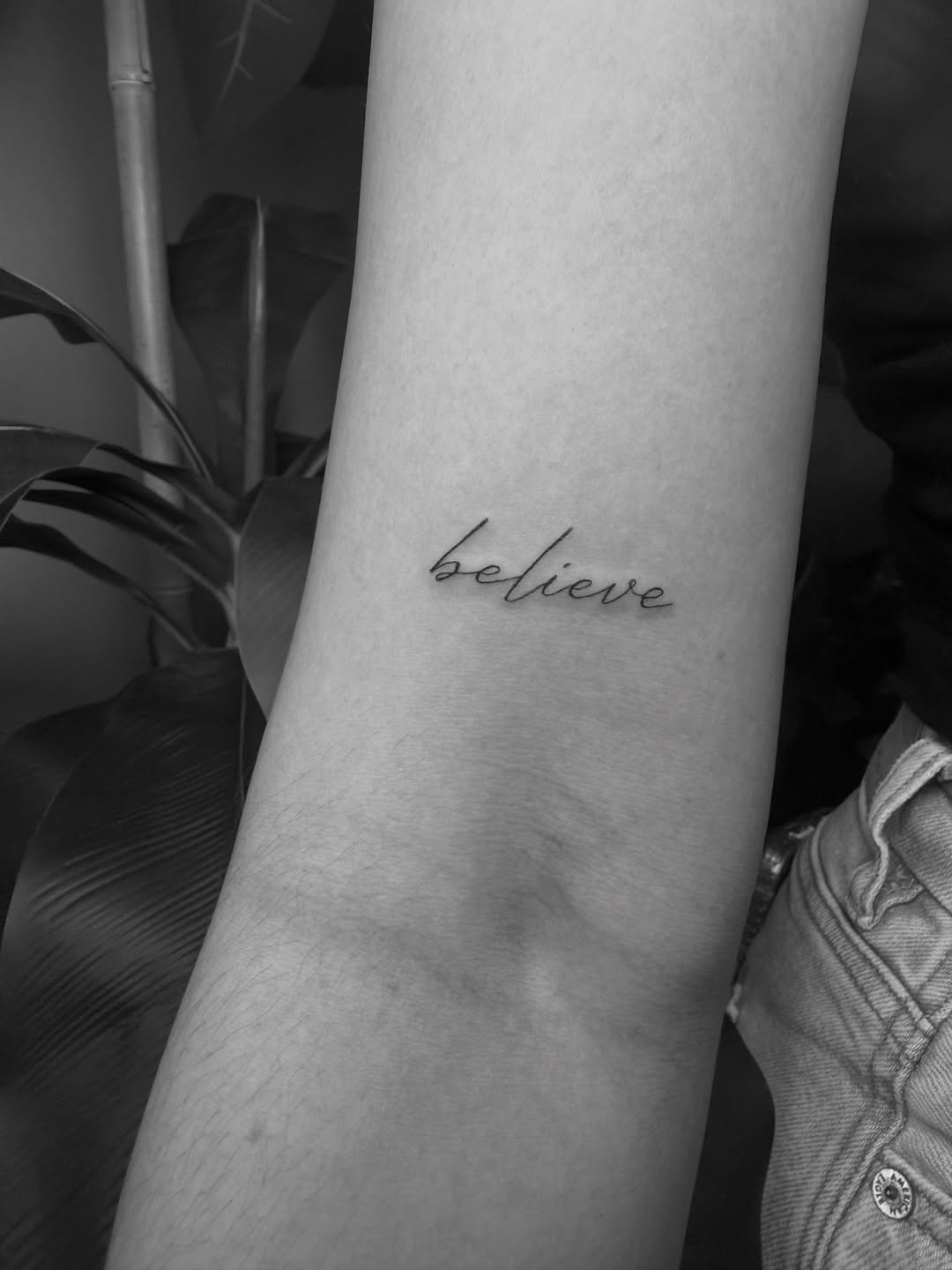 Tattoo by @yennyinktattoo — lettering_script, fine_line