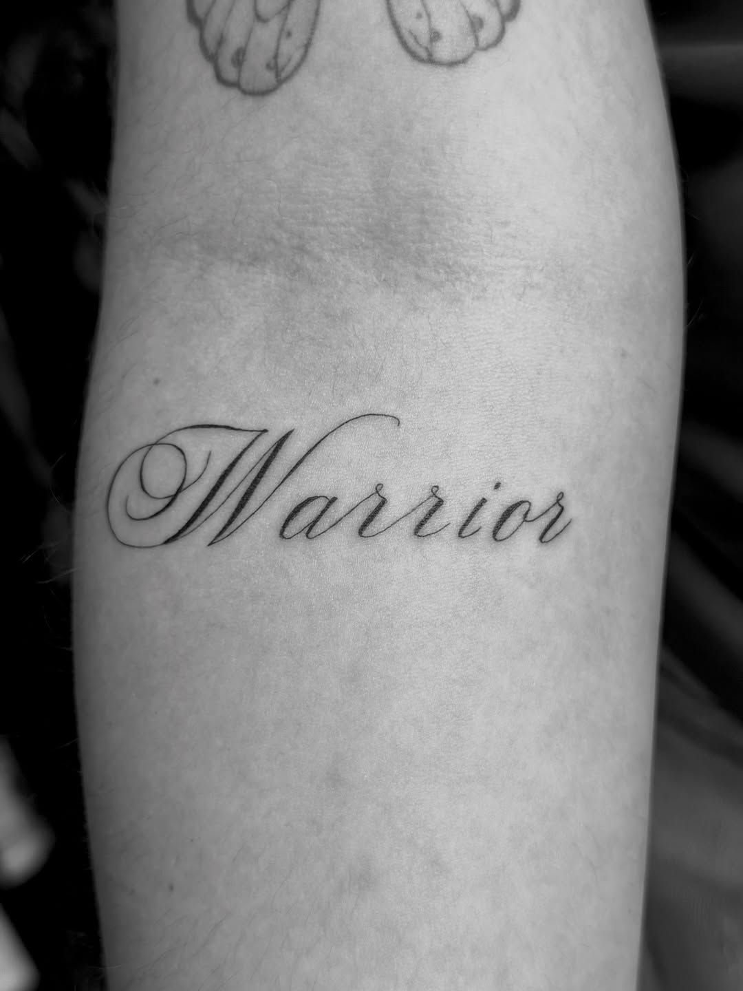 Tattoo by @yennyinktattoo — lettering_script, fine_line