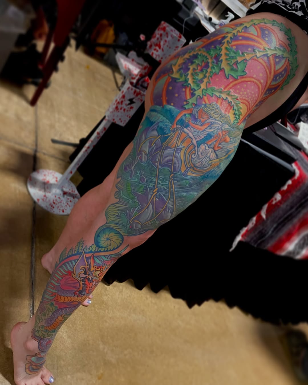 Tattoo by @nate.the.knife — new_school, illustrative