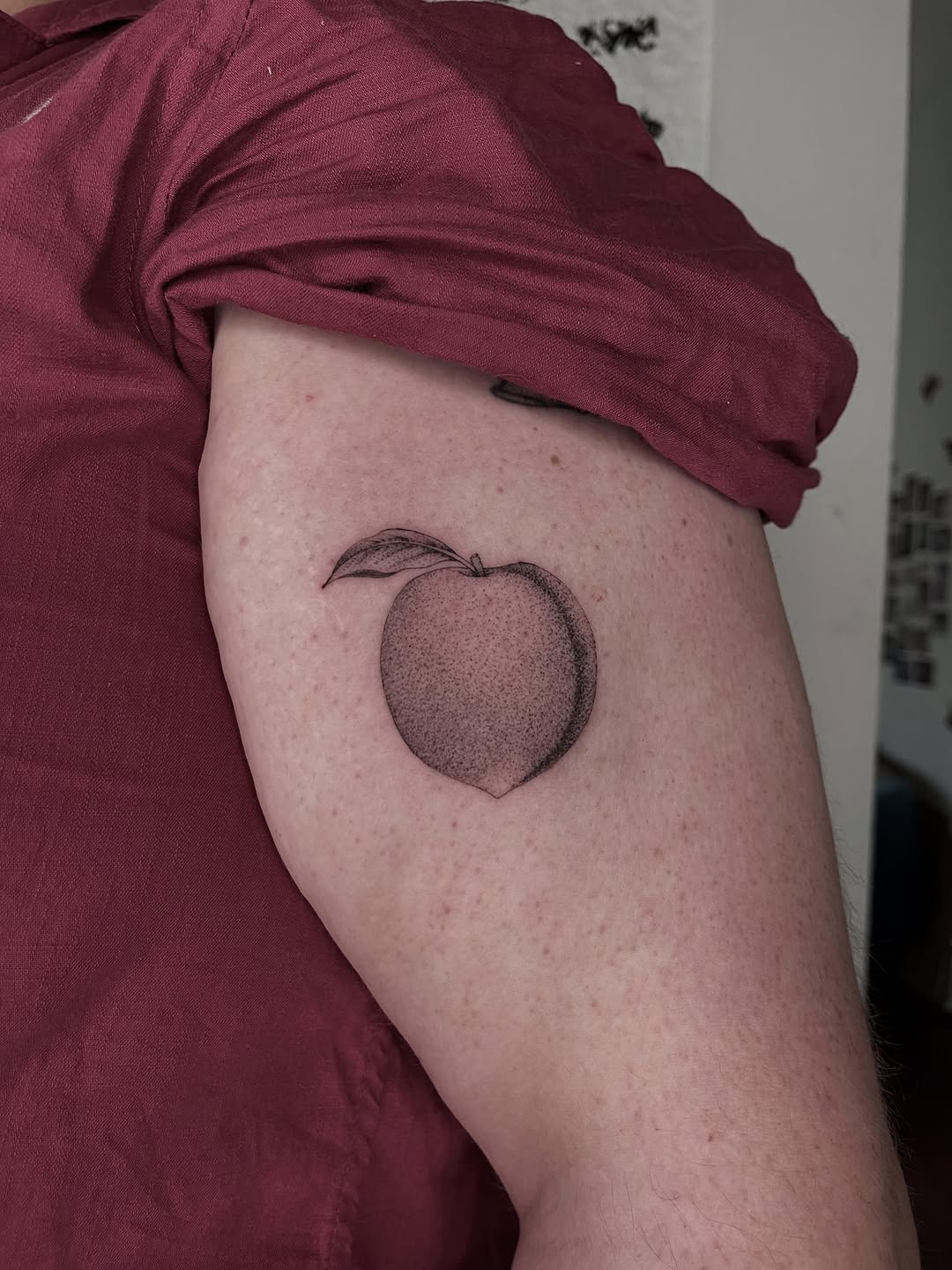 Tattoo by @ovarydose — dotwork, realism