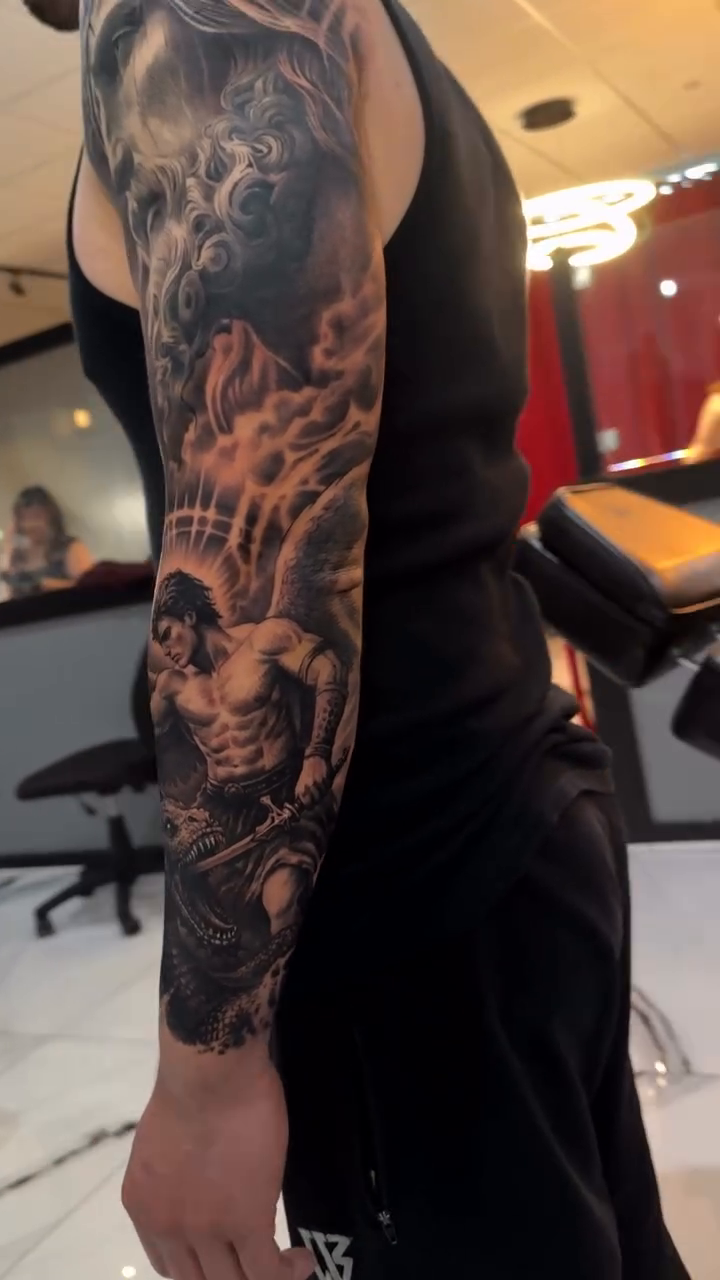 Tattoo by @dannylepore — realism, black_and_grey