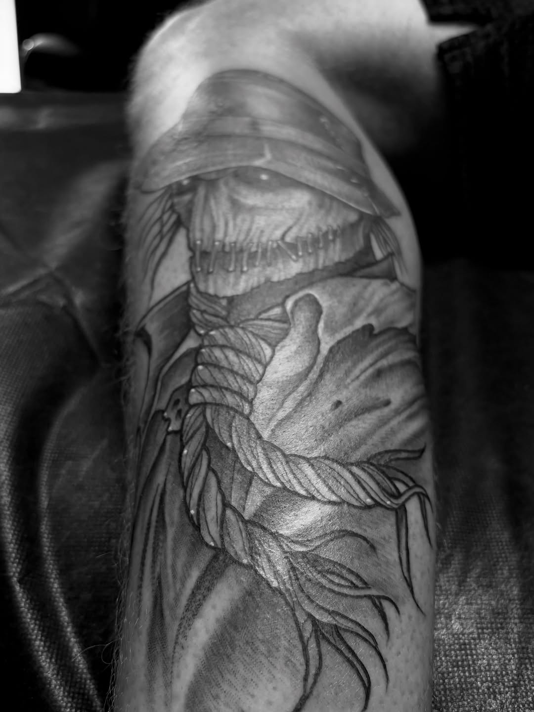 Tattoo by @ketzler_tattoos — black_and_grey, realism