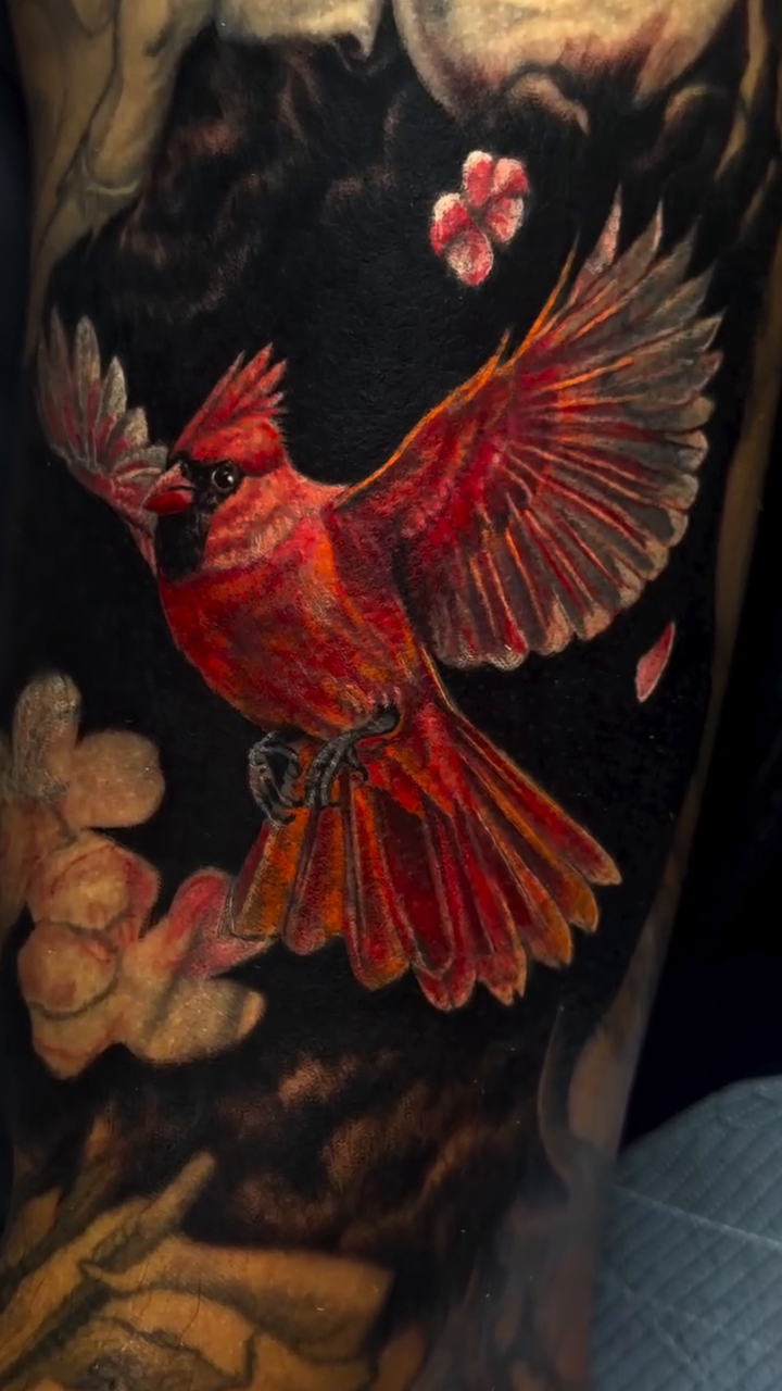 Tattoo by @jamesmoyertattoos โ realism, black_and_grey