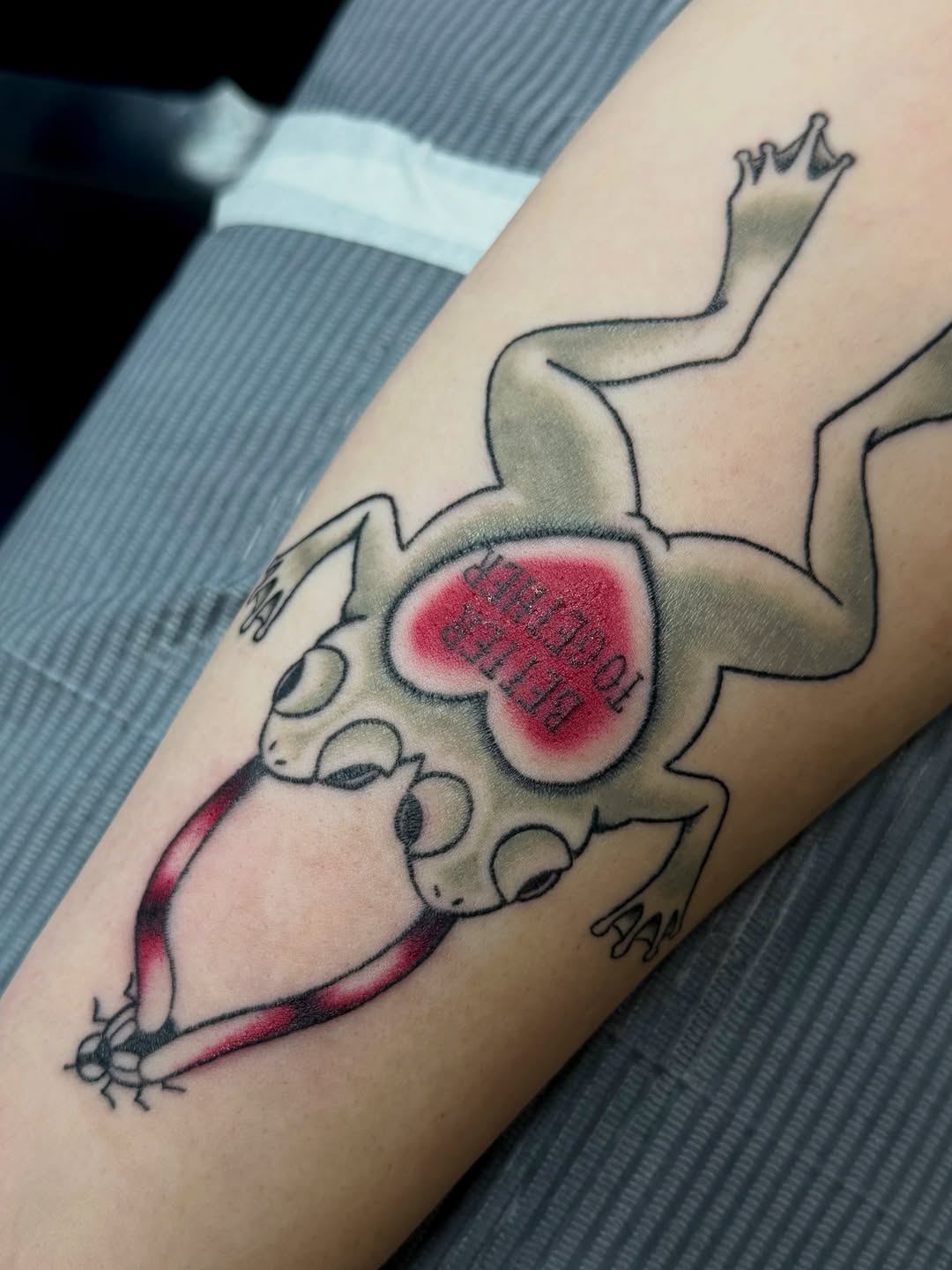Tattoo by @chameleonart — new_school, lettering_script