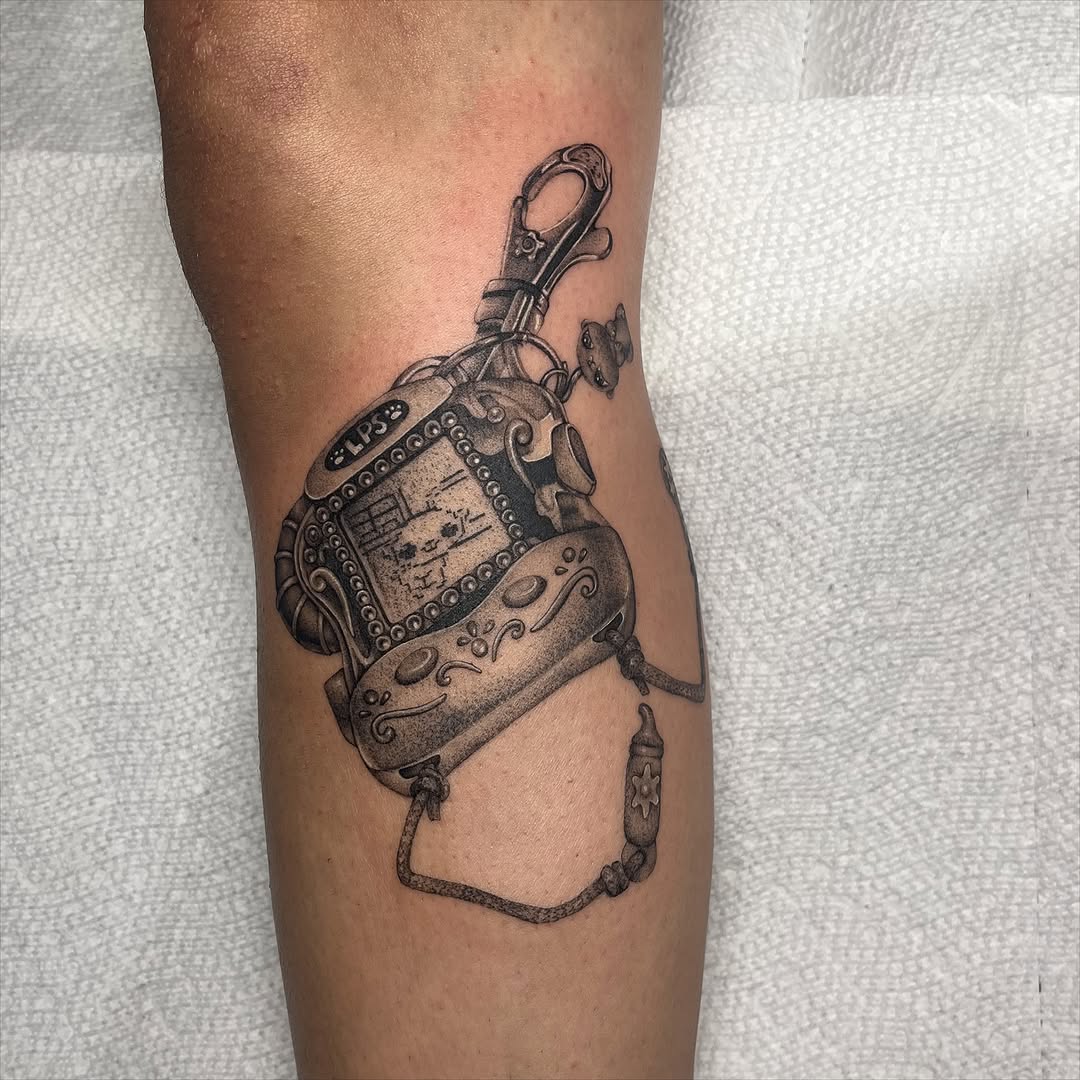 Tattoo by @aurtattoos — realism, black_and_grey
