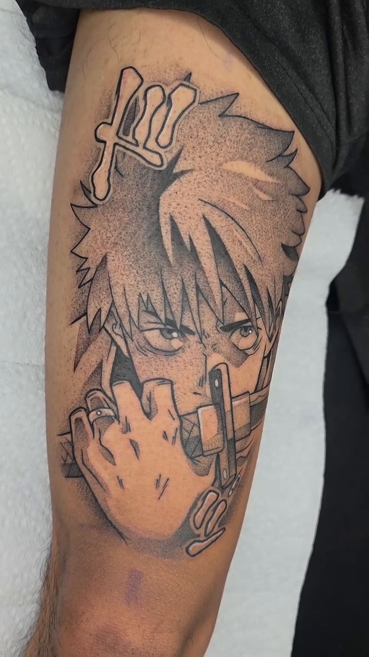 Tattoo by @traditional_tattoos20 — anime