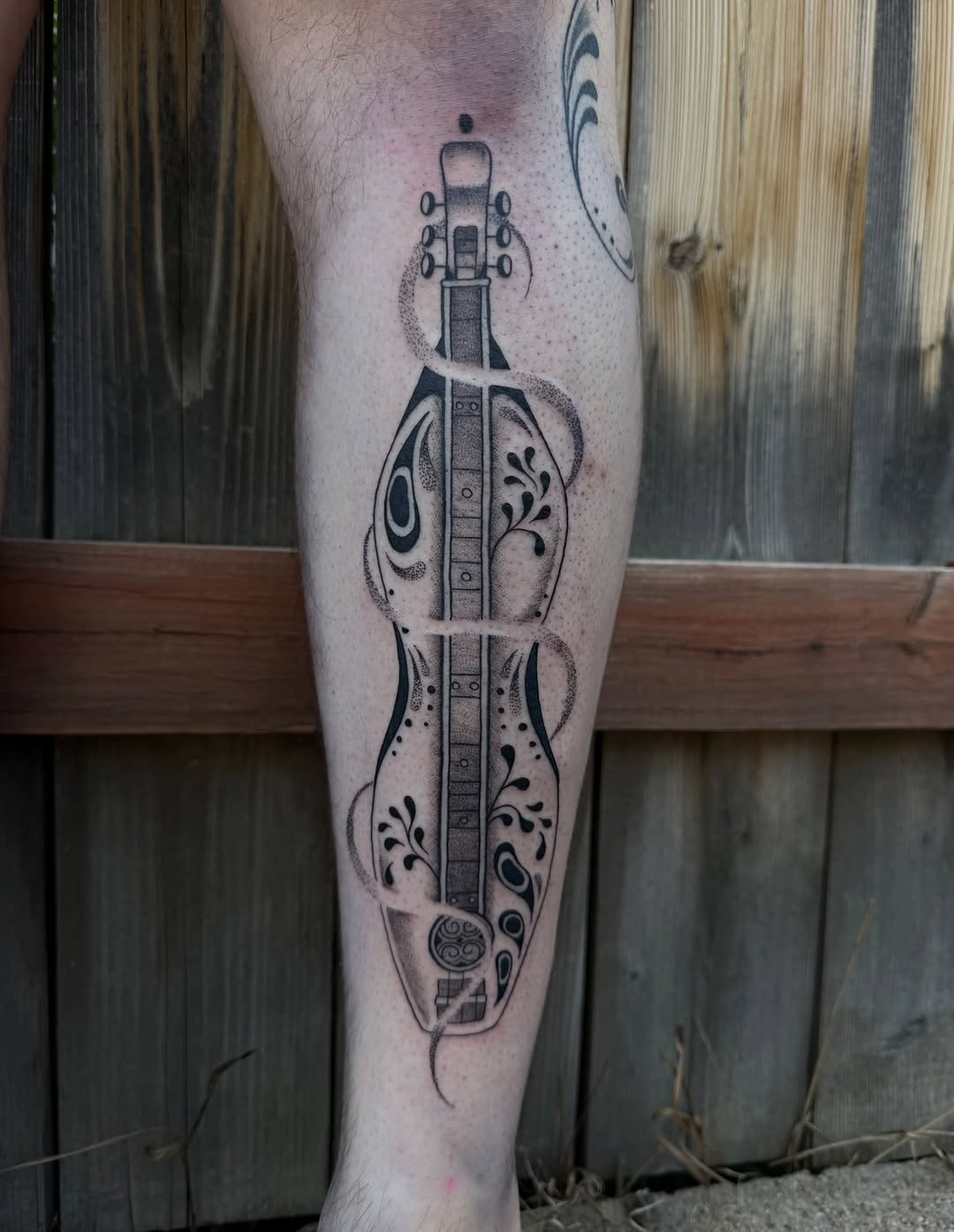 Tattoo by @elliemac.tattoos — dotwork, black_and_grey