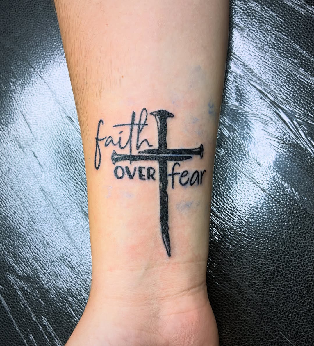 Tattoo by @swann.and.needle.tattoo — lettering_script, chicano