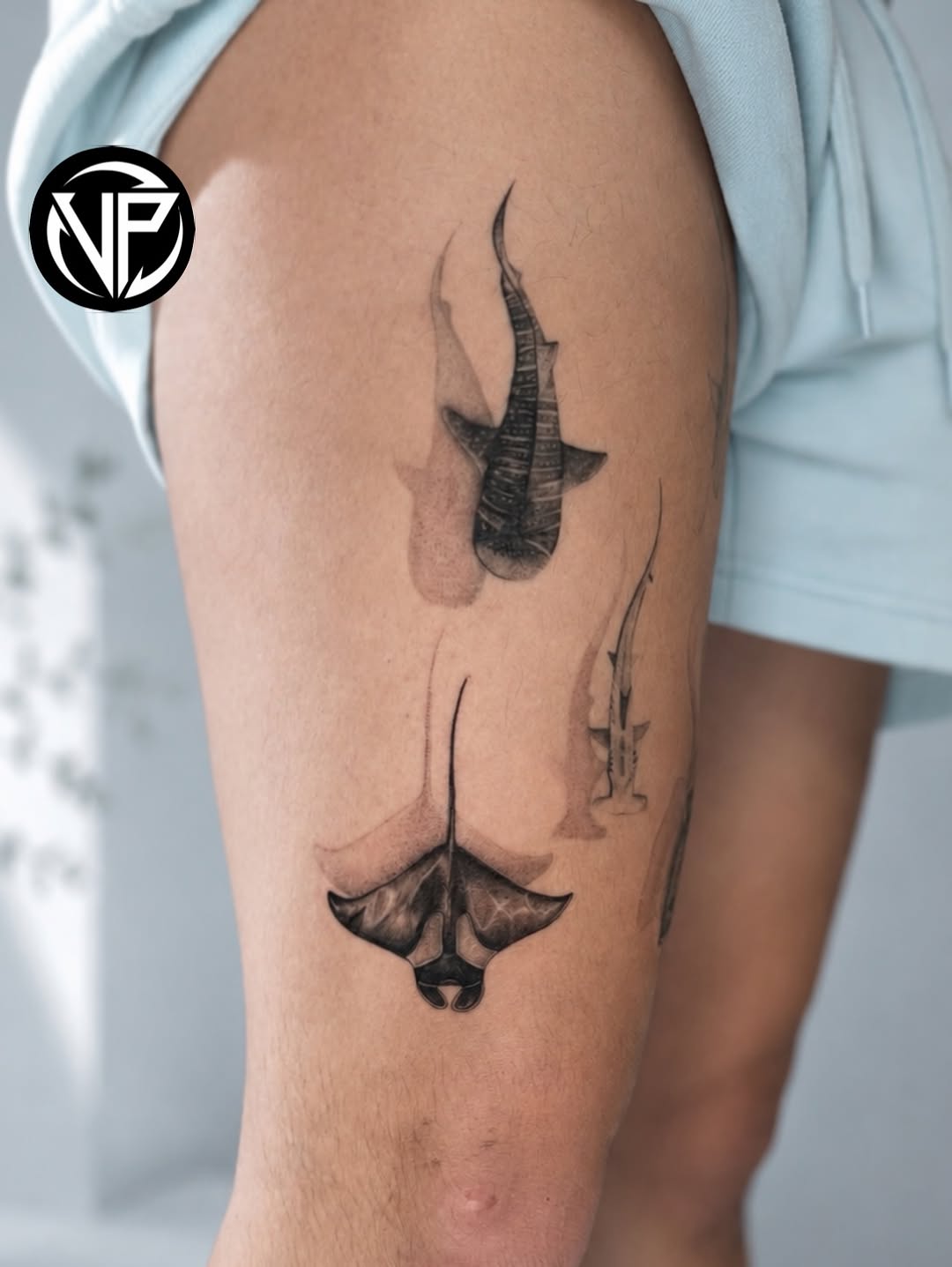 Tattoo by @vu.holistic — black_and_grey, realism