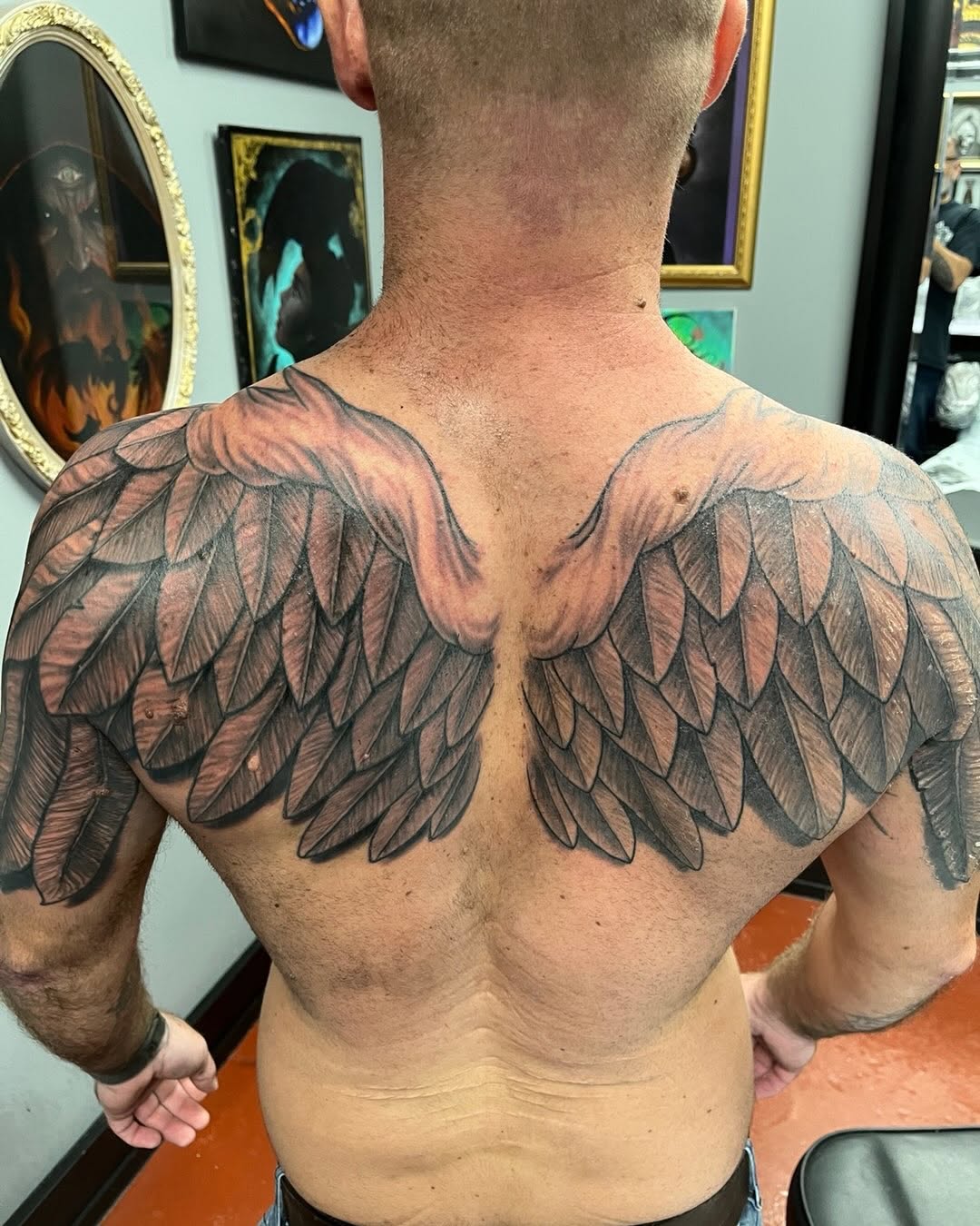 Tattoo by @vectordoe — realism, black_and_grey