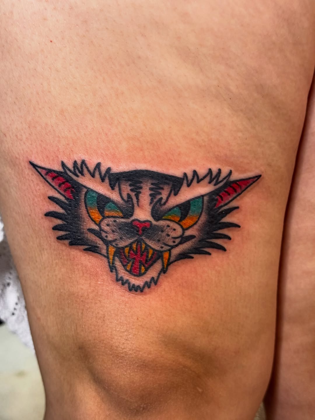 Tattoo by @thepinkmanther — american_traditional