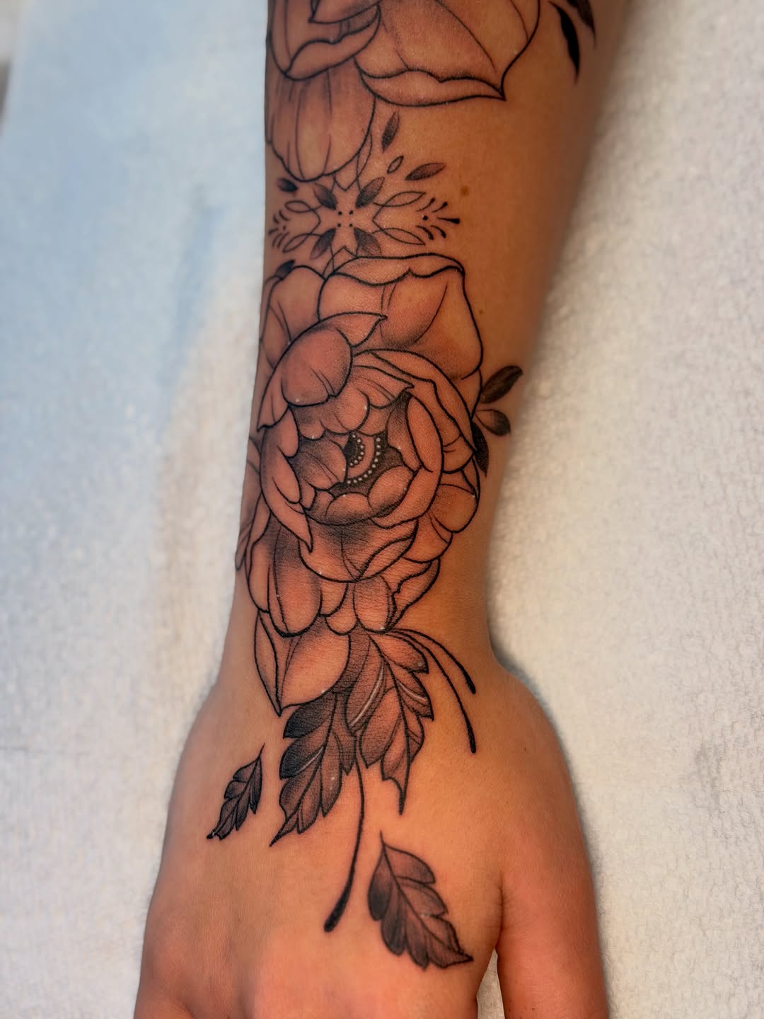 Tattoo by @inkedbyneet โ fine_line, black_and_grey