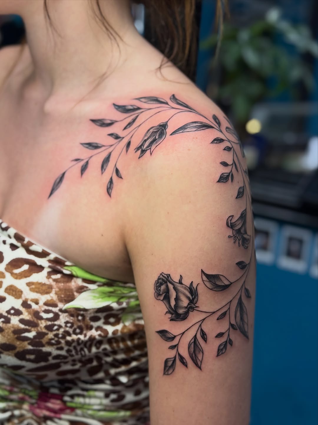 Tattoo by @inkbynev — fine_line, black_and_grey