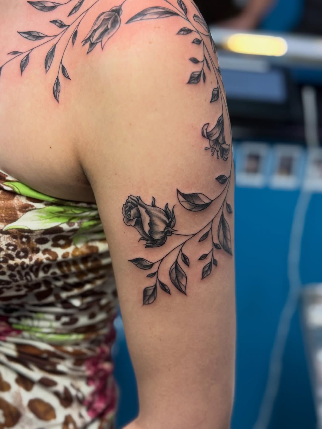 Tattoo by @inkbynev — fine_line, black_and_grey