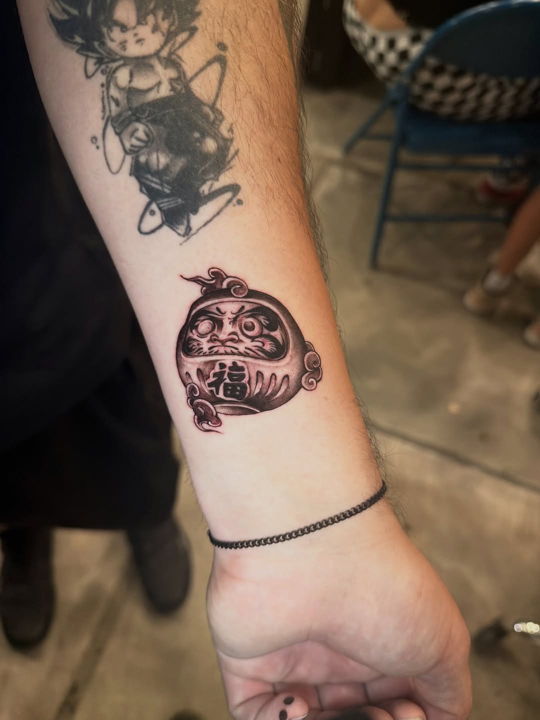 Tattoo by @wendys.ink — black_and_grey, japanese_irezumi