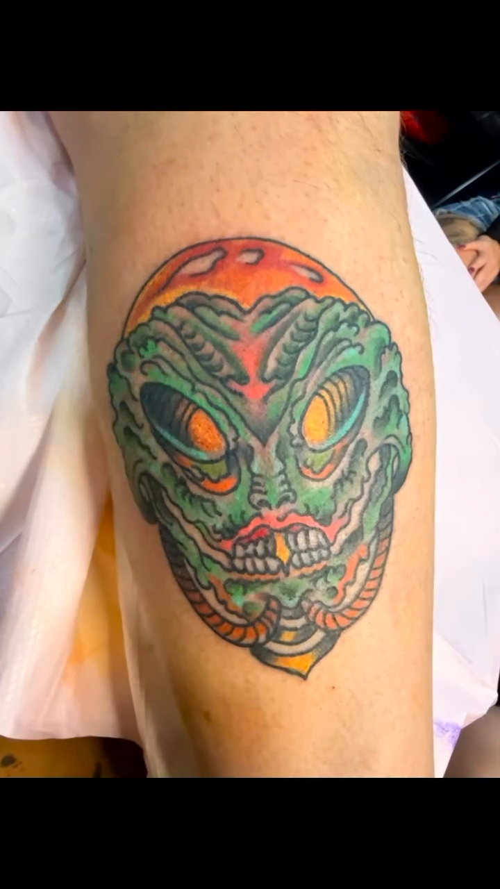 Tattoo by @bigdaddyjaz โ new_school