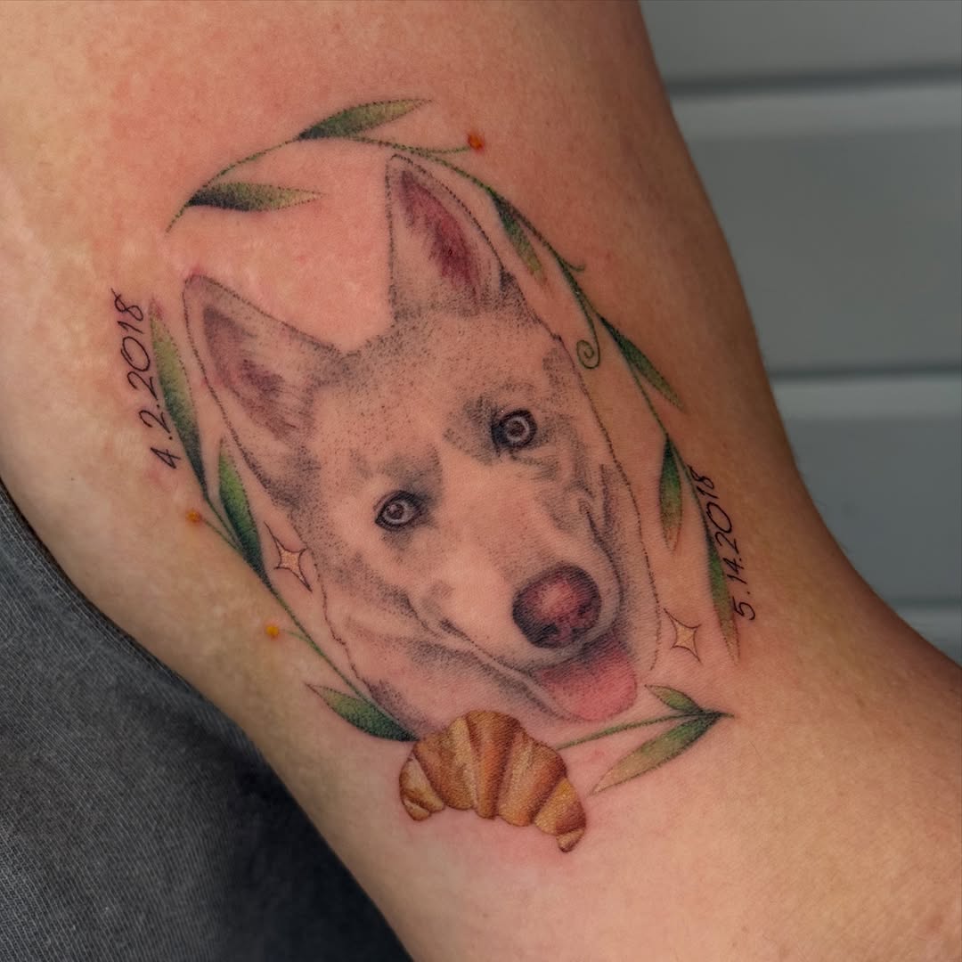 Tattoo by @roselutattoo — realism, black_and_grey