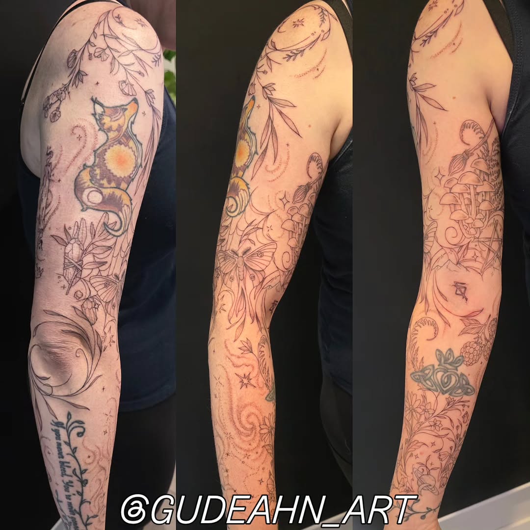 Tattoo by @gudeahn_art — fine_line, illustrative