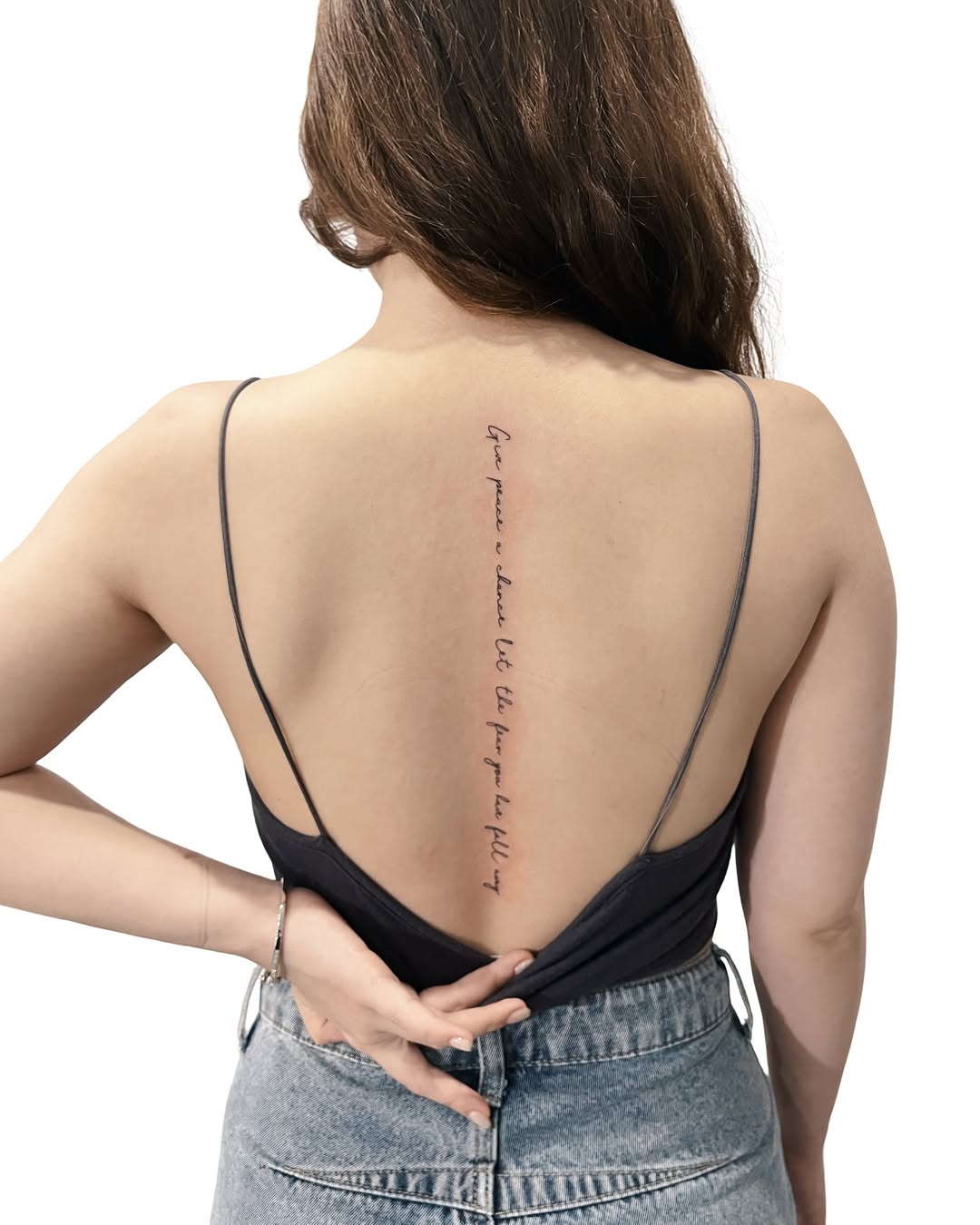 Tattoo by @angustattoo โ lettering_script, fine_line